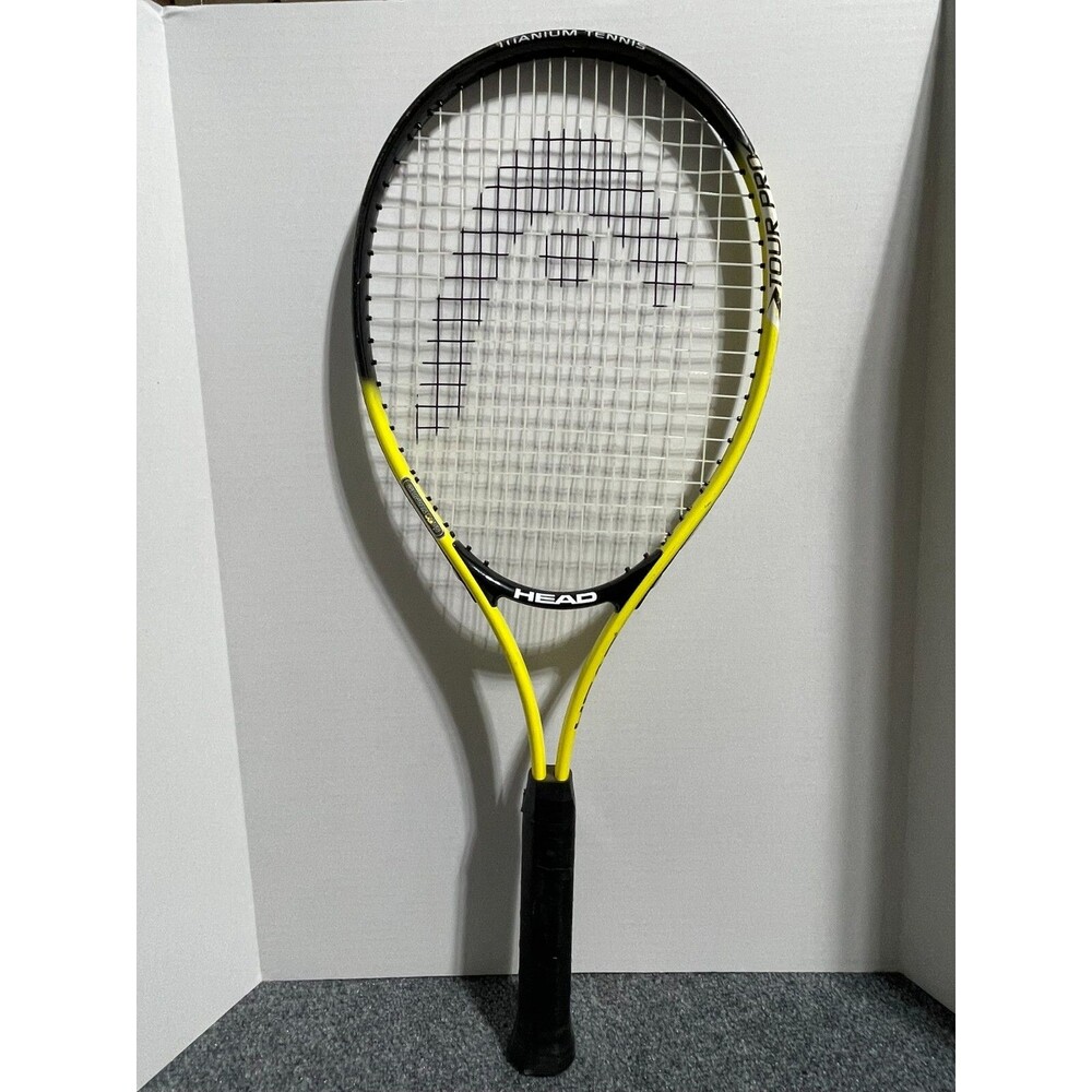 HEAD Tour Pro Nano Titanium Tennis Racquet 4 1/4 Black Yellow Racket